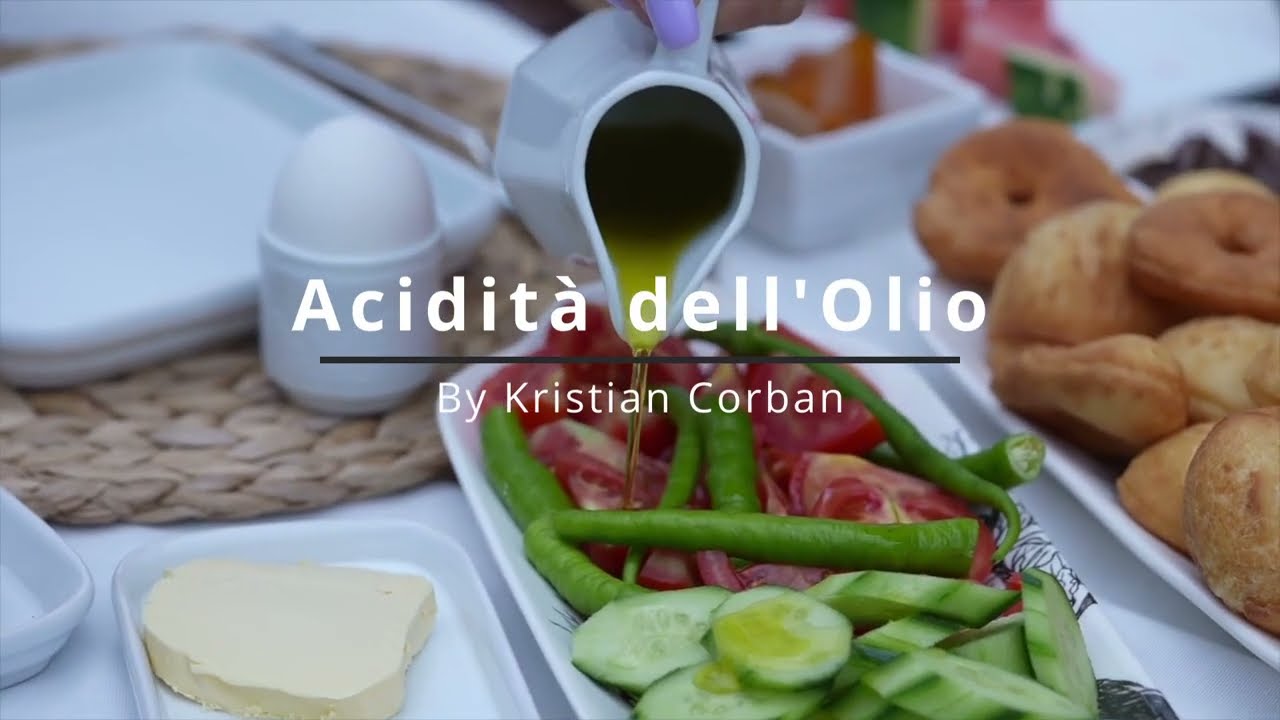 Titolazione dell'olio piu esperimento per determinare l'acidita