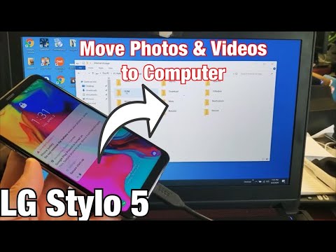 LG Stylo 5: How to Transfer Photos & Videos to Computer (Laptop or PC)