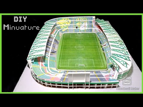 Maqueta del estadio "NOU CAMP" de Leon
