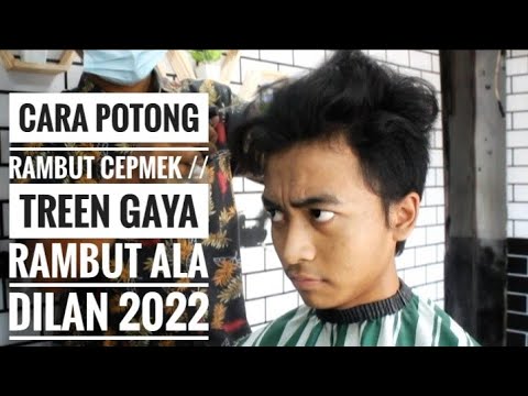 CARA POTONG RAMBUT CEPMEK ALA DILAN // TREEN RAMBUT 2022