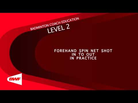 CE2M5V5 Forehand Spin Net Shot In to Out