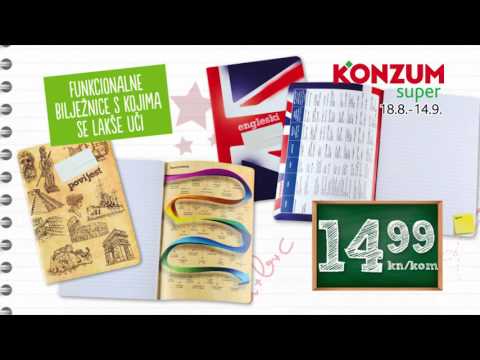 Po sve za školu u Konzum! Isplati se!