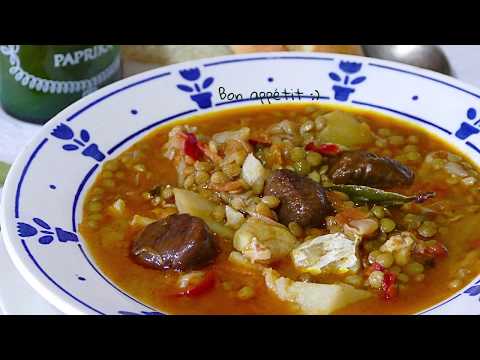 Lentejas 🍲 Guisadas con Bacalao 🐠 y Castañas 🌰. Un plato de cuchara 🥄 ¡EXQUISITO! 🤩