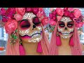 MAQUILLAJE CATRINA MEXICANA PARA EL DÍA DE LOS MUERTOS
