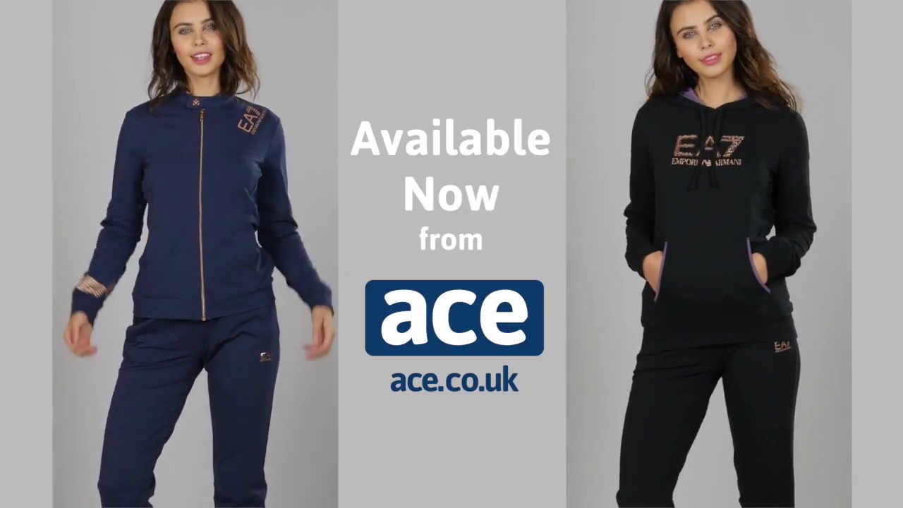 ACE - EA7 Zip Through Logo Jacket