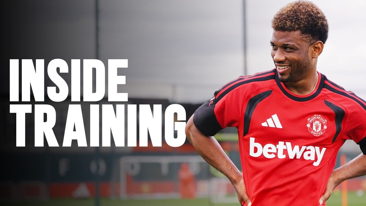 Amad, Santos, Mbeumo and Dorgu Shooting Drills | Inside Training