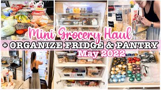 GROCERY HAUL + FRIDGE ORGANIZATION | PANTRY ORGANIZATION | CLEAN WITH ME 2022 | CLEAN AND ORGANIZE