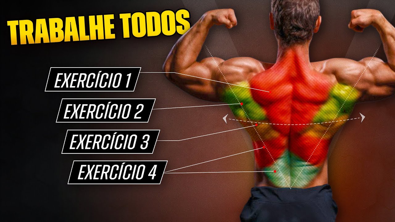 TREINO COMPLETO PARA COSTAS I COMO CRESCER SUA DORSAL RÁPIDO
