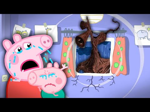 Siren Head Attacks Peppa Pig House - Horror Animation