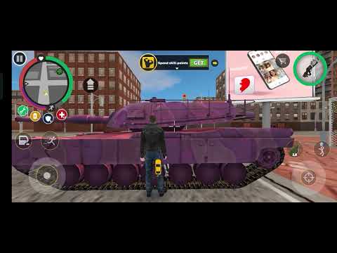 Rope hero vice town unlimited money and gems and big fight with police department