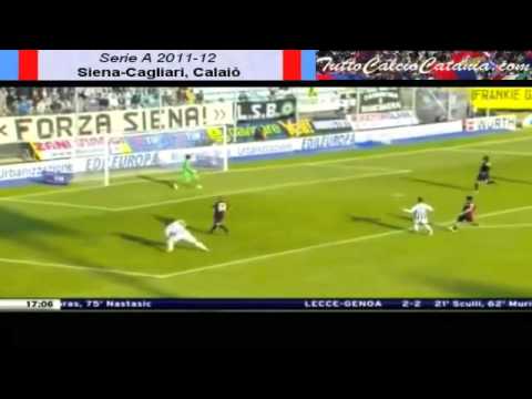 Siena-Cagliari 3-0, gol di Calaiò