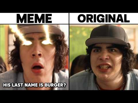 Did He Just Say That His Last Name is Burger Original Video vs Meme - Evan Burger Meme