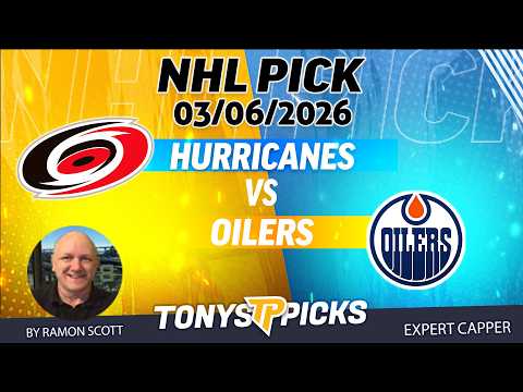 Hurricanes vs. Oilers NHL Betting Odds & Picks, 3/6/26 | Night Moves Show