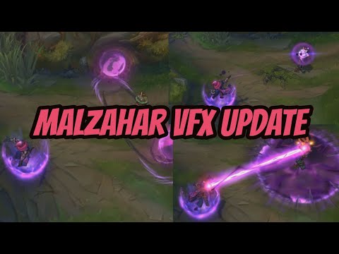 Malzahar VFX Update (Visual Effects Update) Patch 10.18 League of Legends PBE