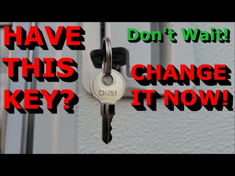 Do You Have This RV Key? | Change It Now! | CH751 Storage Lock Key