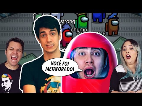 REACT FUI METAFORADO! - AMONG US (alanzoka)