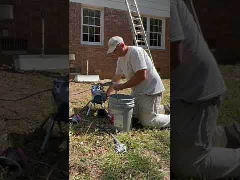 HOW TO SETUP Airless Paint Sprayer 👍 #shorts #exteriorpainting #painter