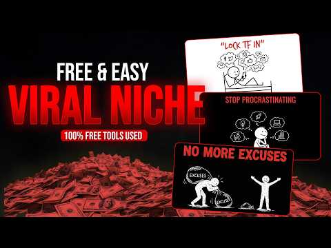 The Easiest YouTube Niche Nobody's Talking About | (100% Free Tools Needed)