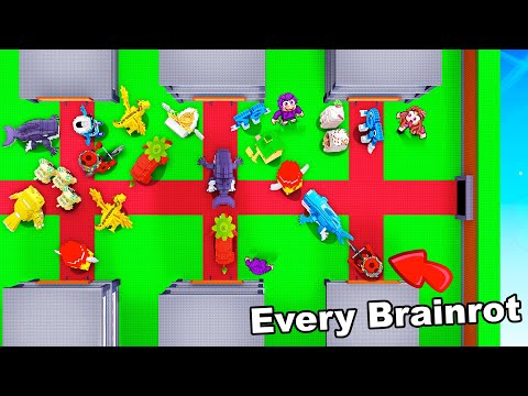 All Brainrots Walk To My Base Troll in Steal a Brainrot!