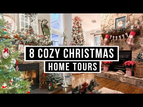 8 Christmas Antique Farmhouse Home Tours (Music Only)