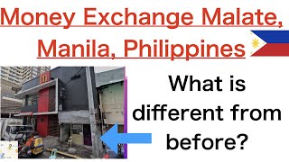 Money exchange in Malate Manila Philippines Japanese Reaction
