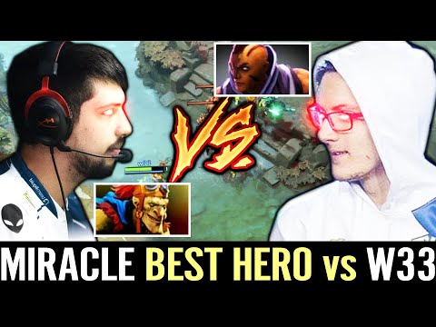 MIRACLE vs W33! Best Hero Anti Mage vs Batrider WTF EPIC NIGMA Civil War Dota 2 Pro Carry Guide