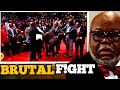 BRUTAL F!GHT DURING CHURCH SERVICE YESTERDAY AT TD JAKES MINISTRY CHRISTIAN D£AD