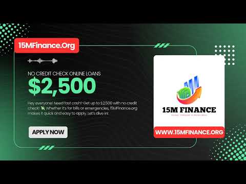 $100 To $2,500 | No Credit Check Online Loans | Fast E-Approval In 7 Minutes From 15M Finance  