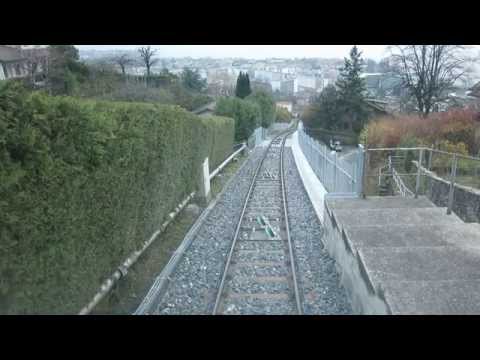 Standseilbahn 1800.01 Vevey - Mont Pèlerin Talfahrt - Funiculaire