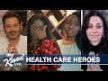 Jimmy Kimmel & Courteney Cox Surprise Mother Daughter Nurses in New York