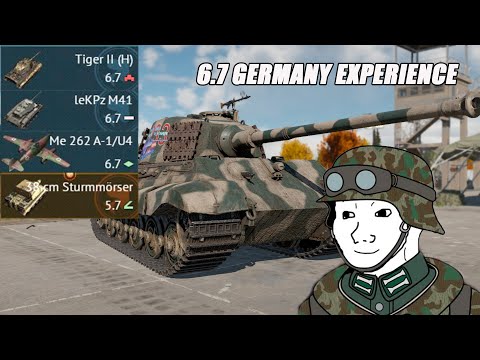 GERMANY 6.7 BR is HARD | War Thunder