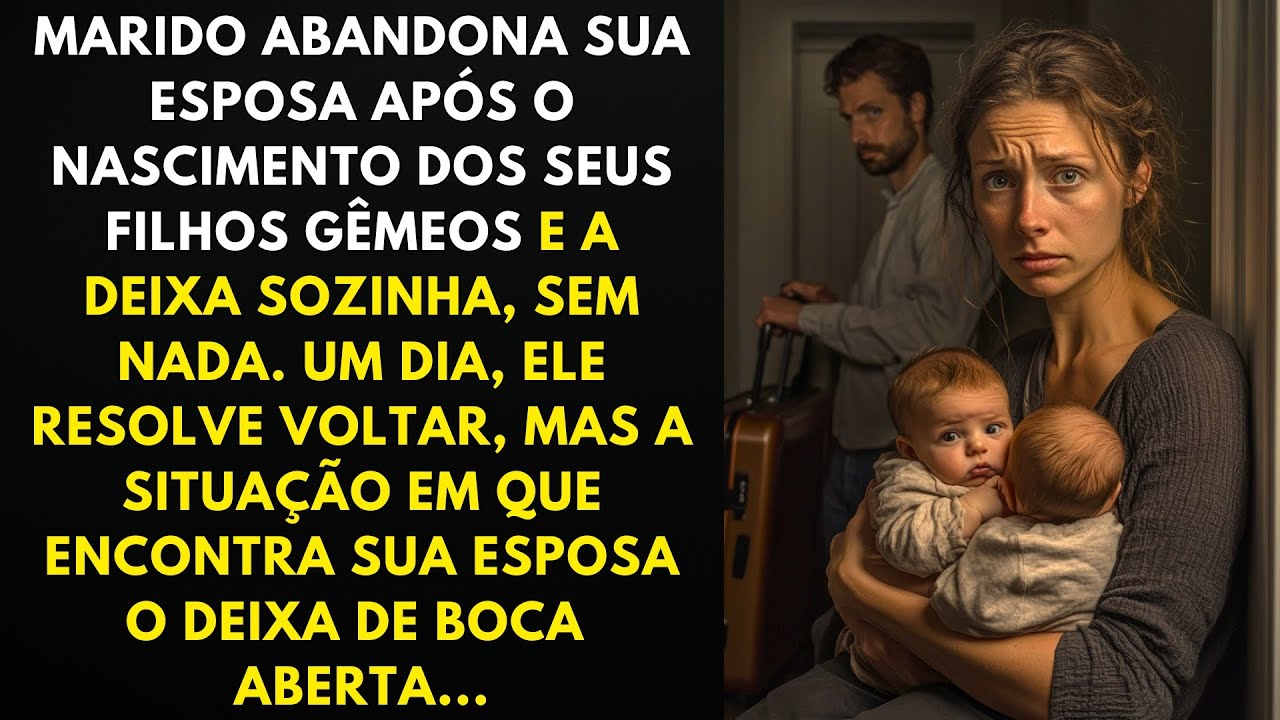 O Marido Deixa a Esposa Logo Após o Nascimento dos Gêmeos. Quando ele Volta Algum Tempo Depois...