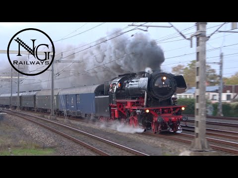 22 oktober 2022 Doorkomst stoomtrein SSN 023 023-5 te Woerden richting Venlo