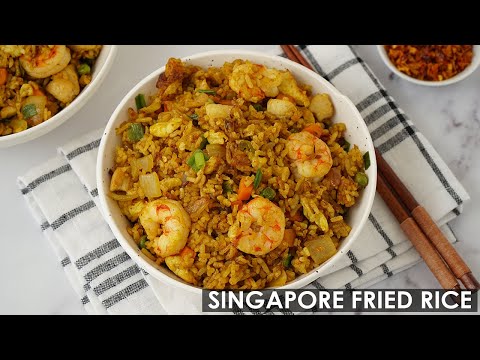 How to Make Easy Singapore Fried Rice Takeaway Style