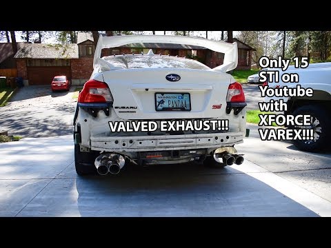 2015 WRX/STI Valved Exhaust install [By XForce]