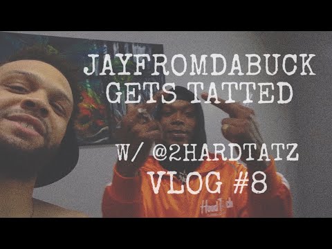 JAYFROMDABUCK GETS BH4L TATTED!! (TATTOO VLOG #8) W/ @2HARDTATZ PT. 1