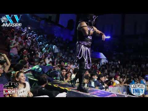 Parka Negra, Tiago y Cerebro Negro vs Hijo del Alebrije, Lobito I y Xibalba  ARENA NEZA/INVASIÓN IND