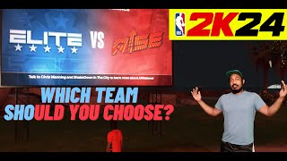How To Choose Between Teams| Elite vs. Rise| NBA2K24