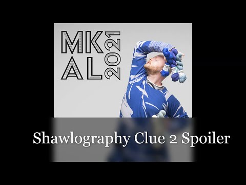 Knitober #5- #Shawlography Shawl Mystery Knit Along Spoiler Clue 2