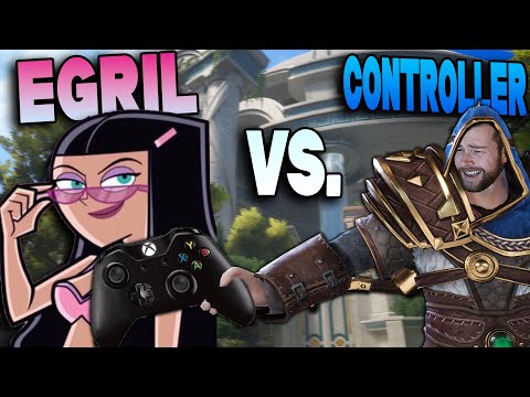 SHE CHALLENGED ME TO AN ULLR MIRROR.. BUT I USE CONTROLLER?!