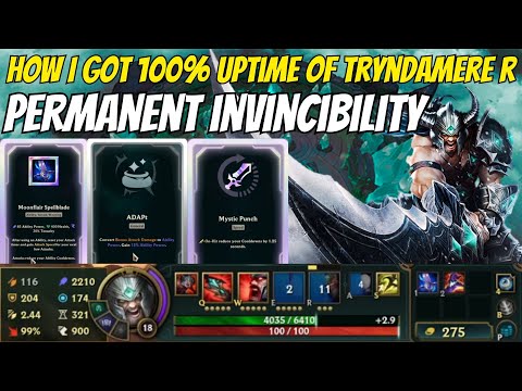 Perma-Tryndamere R Made Me COMPLETELY INVINCIBLE Actual God Mode Build