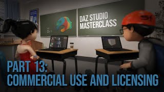 Part 13: Content Licensing and Commercial Use | Daz Masterclass | Intro
