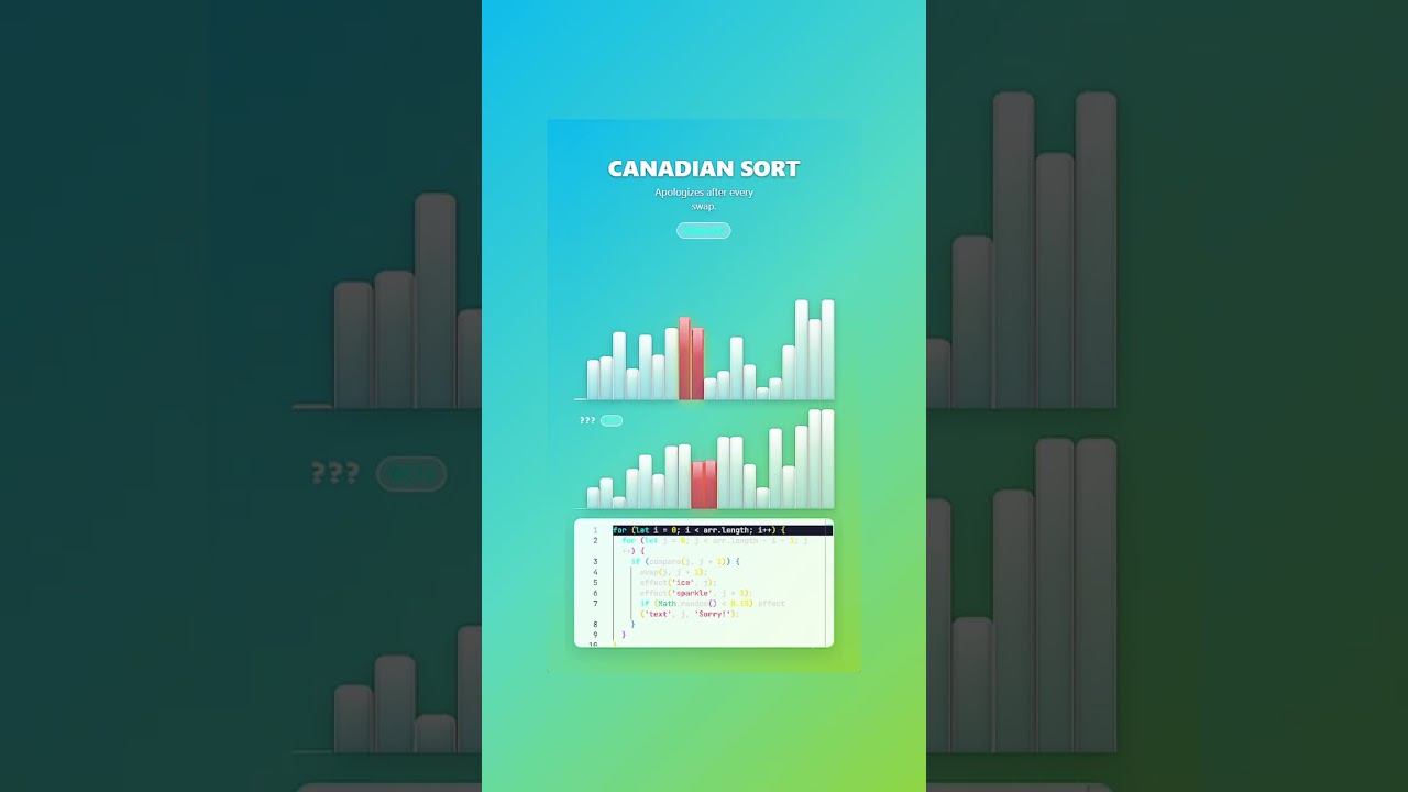Why Does This Sorting Algorithm Feel So Aggressive? | American Flag Sort