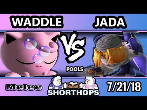 SH 1 SSBM - Waddle (Jigglypuff) Vs. jada (Sheik) - Smash Melee Pool B - LR4