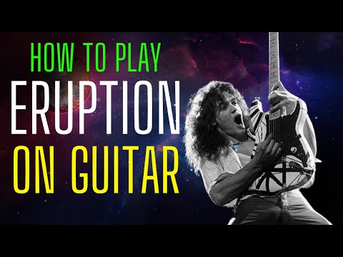 How to Play Van Halen Eruption on guitar