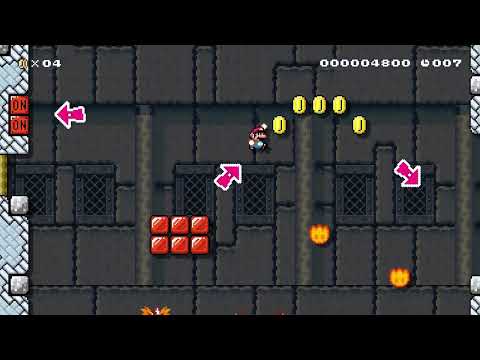 20 Sec Run POW & On/Off Blocks [1.15% Clear Rate] | Super Mario Maker 2