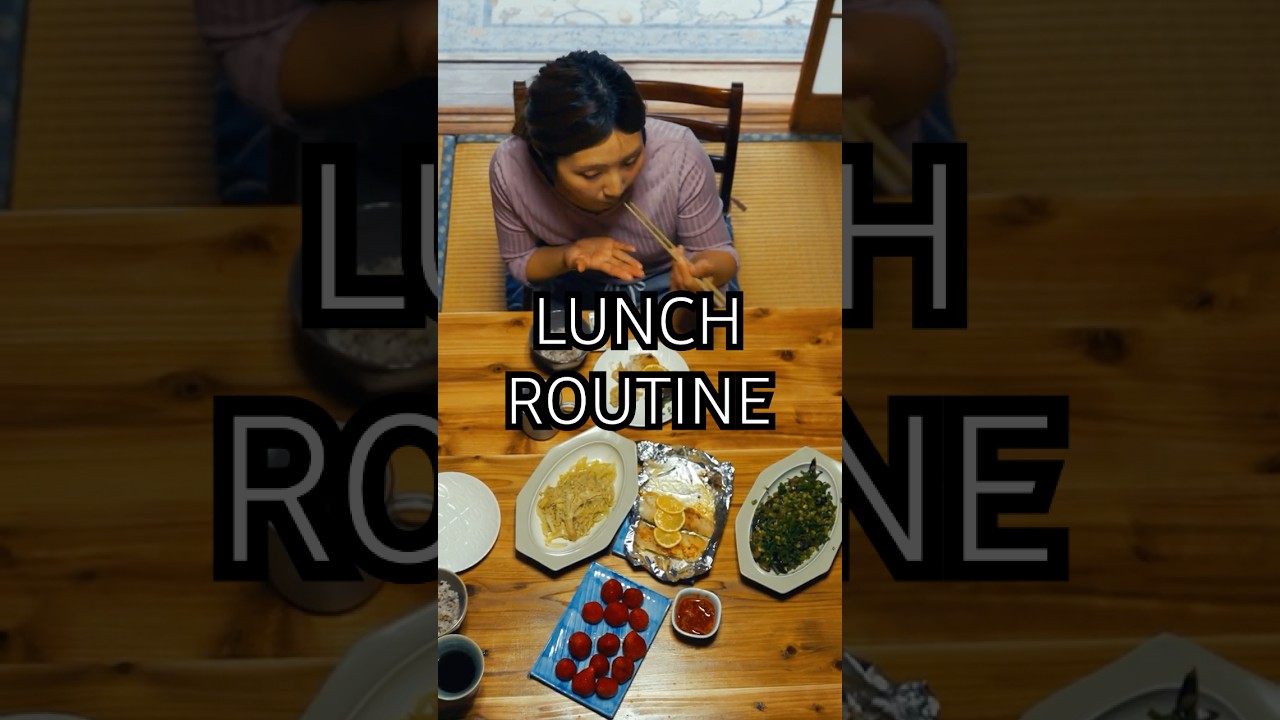 Lunch Routine in a Traditional Japanese House