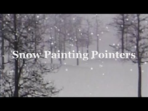 Kurztipp 145 – Hinweise zum Schneemalen