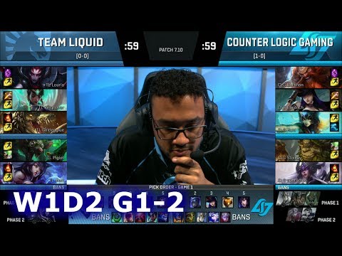 CLG vs Liquid | Game 2 S7 NA LCS Summer 2017 Week 1 Day 2 | CLG vs TL G2 W1D2