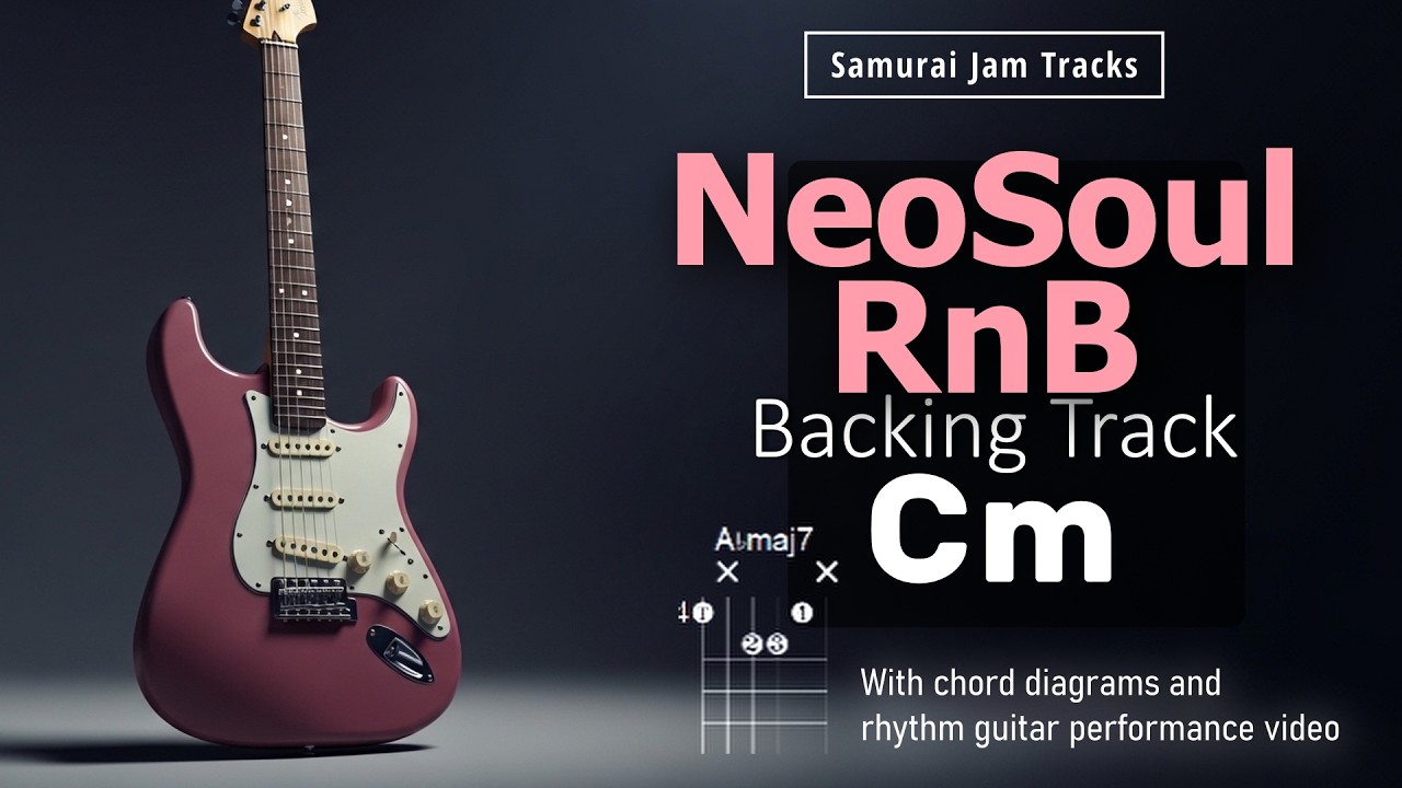 Neo Soul RnB Guitar Backing Track in Cm - Smooth Vibe 91BPM